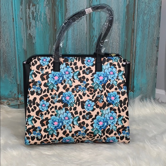 Betsey Johnson Luv Betsey Leopard and Floral Tote - Picture 3 of 8